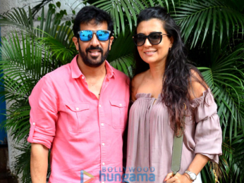 Kabir Khan snapped post lunch at Olive