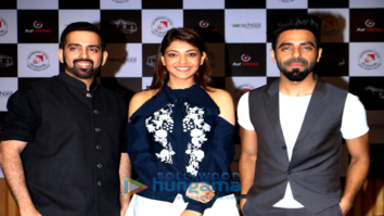Kajal Aggarwal, Aparshakti Khurrana grace media meet of Kush Sinha’s short movie ‘Khoon Mein Hai’