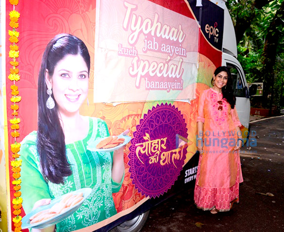 Sakshi Tanwar snapped promoting her upcoming show ‘Tyohaar Ki Thali’ Sakshi Tanwar snapped promoting her upcoming show ‘Tyohaar Ki Thali’