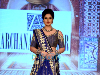 Sangeeta Bijlani and Zareen Khan walk the ramp for Archana Kochhar's fashion showcase