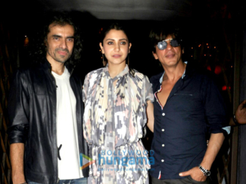 Shah Rukh Khan, Anushka Sharma and Imtiaz Ali snapped at 'Jab Harry Met Sejal' after party
