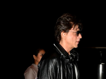 Shah Rukh Khan snapped dropping his son Aryan Khan at the airport as he departs for USA