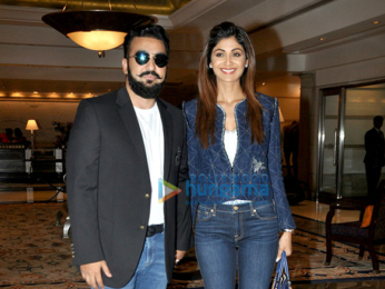 Shilpa Shetty Kundra and Raj Kundra attend the launch of Indian Poker League