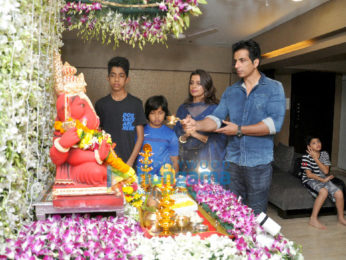 Sonu Sood conducts a Ganpati puja at his residence
