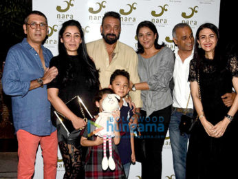 Sanjay Dutt and family grace the opening of Nara Thai restaurant