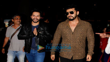 Varun Dhawan, Alia Bhatt and Kangna Ranaut snapped at the airport