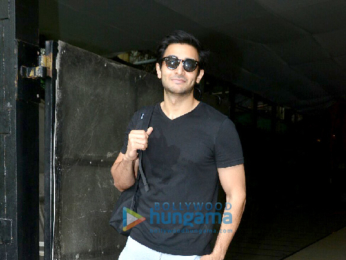 Rohan Mehra snapped post his gym session