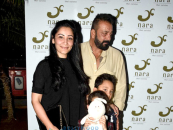Sanjay Dutt and family grace the opening of Nara Thai restaurant
