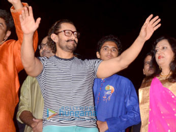 Aamir Khan graces Navratri Pooja in Vadodara