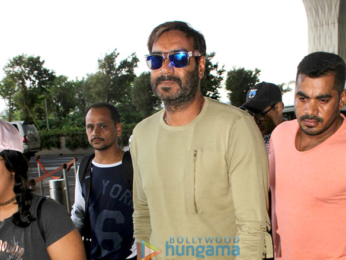 Ajay Devgn, Tamannaah Bhatia and Karan Singh Grover snapped at the airport