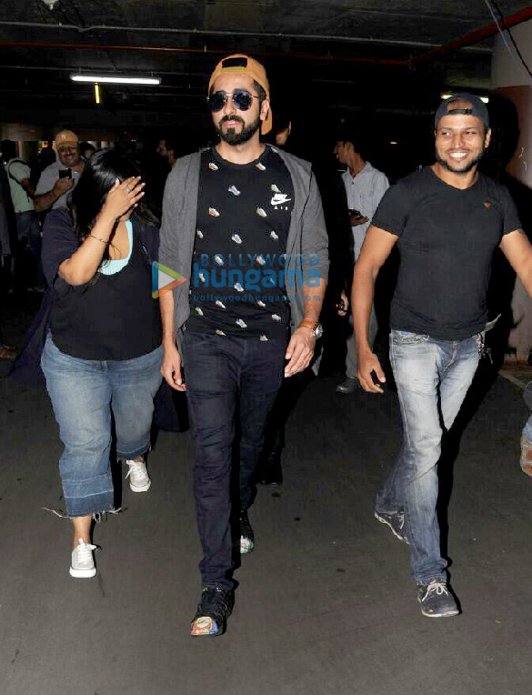 Ayushmann Khurrana snapped at the airport Ayushmann Khurrana snapped at the airport