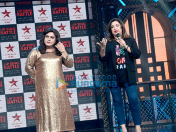Farah Khan snapped on the sets of Lip Sync Battle