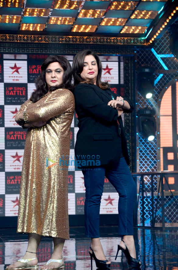 Farah Khan snapped on the sets of Lip Sync Battle Farah Khan snapped on the sets of Lip Sync Battle