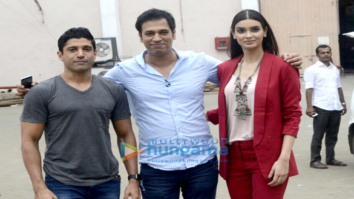 Farhan Akhtar and Diana Penty promote their film ‘Lucknow Central’