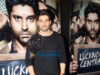 Farhan Akhtar at 'Lucknow Central' live feed event