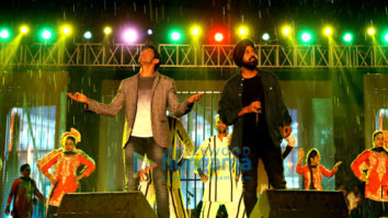 Gippy Grewal & Farhan Akhtar snapped promoting Lucknow Central in Chandigarh