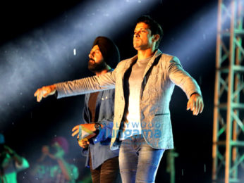 Gippy Grewal & Farhan Akhtar snapped promoting Lucknow Central in Chandigarh