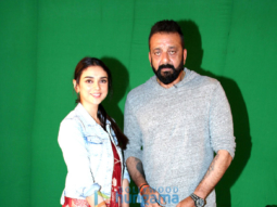 Sanjay Dutt & Aditi Rao Hydari snapped promoting their film ‘Bhoomi’