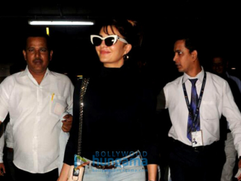 Jacqueline Fernandez arrives from her home town Colombo