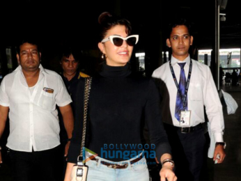 Jacqueline Fernandez arrives from her home town Colombo
