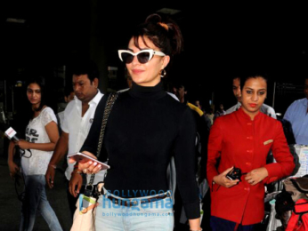 Jacqueline Fernandez arrives from her home town Colombo