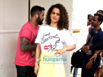 Kangana Rananut snapped promoting her film Simran