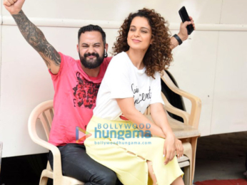 Kangana Rananut snapped promoting her film Simran