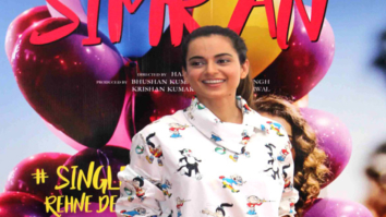 Kangana Ranaut at the song launch of ‘Single Rehne De’ from ‘Simran’