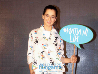 Kangana Ranaut at the song launch of 'Single Rehne De' from 'Simran'