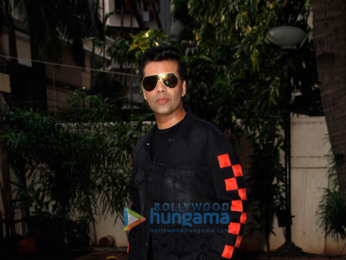 Karan Johar snapped shooting for Neha Dhupia's show #NoFilterNeha – Season 2