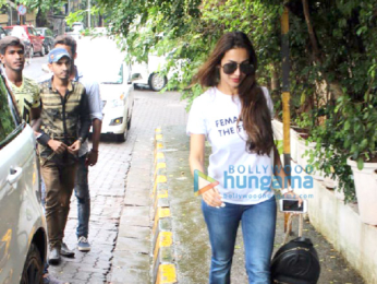 Malaika Arora and sister Amrita Arora snapped at Olive in Bandra