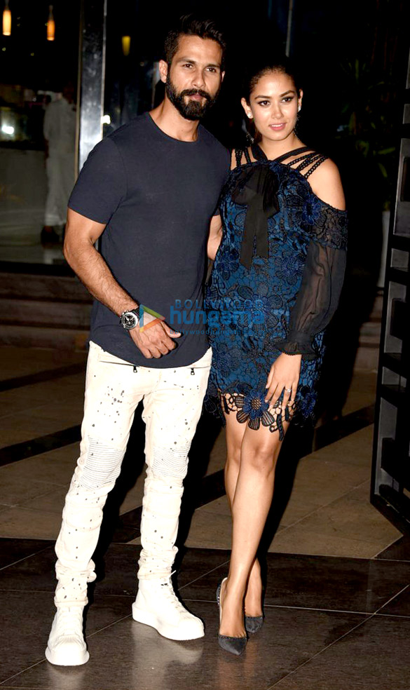 Shahid Kapoor and Misha snapped celebrating Mira Rajput’s birthday at Nara Thai restaurant Shahid Kapoor and Misha snapped celebrating Mira Rajput’s birthday at Nara Thai restaurant