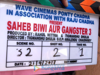 On The Sets Of The Movie Saheb Biwi aur Gangster 3