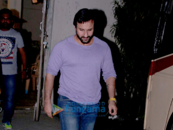 Saif Ali Khan snapped at Mehboob Studio