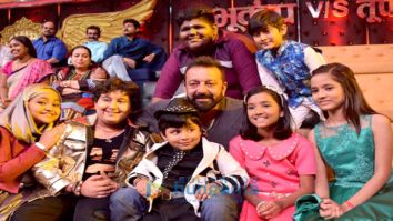Sanjay Dutt meets the contestants of ‘Sa Re Ga Ma Pa L’il Champs’