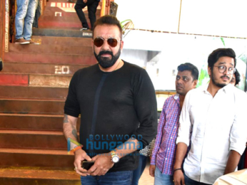 Sanjay Dutt snapped promoting the film Bhoomi