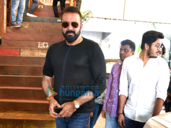 Sanjay Dutt snapped promoting the film Bhoomi