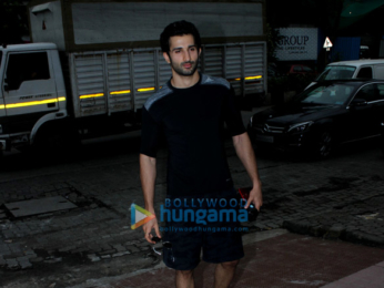 Siddharth Gupta and snapped at the gym