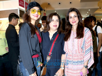 Sridevi, Ahan Shetty & Mana Shetty snapped at Araaish launch