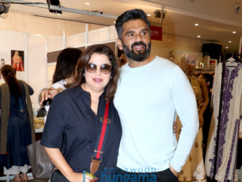 Sridevi, Ahan Shetty & Mana Shetty snapped at Araaish launch