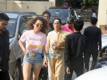 Kangana Ranaut and family snapped at PVR Juhu