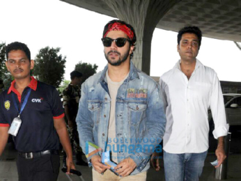 Varun Dhawan snapped at the airport