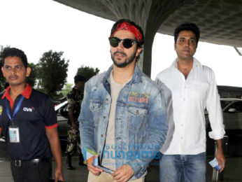 Varun Dhawan snapped at the airport