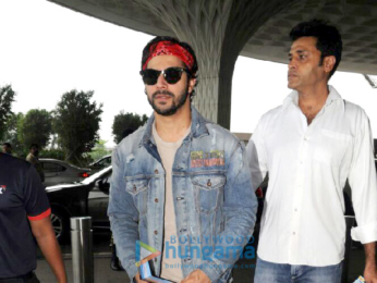 Varun Dhawan snapped at the airport