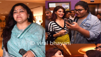 WOW! Jacqueline Fernandez meets South superstar Kushboo
