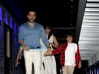 Emraan Hashmi snapped with his son and wife at Hakkasan