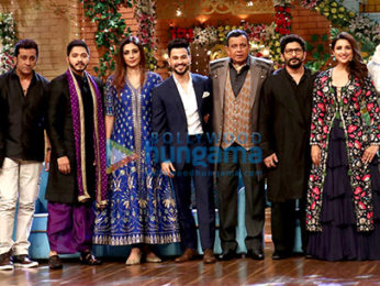 Cast of Golmaal Again snapped on sets of The Drama Company