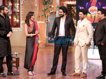 Armaan Malik, Amaal Mallik and Daboo Malik snapped on sets of The Drama Company