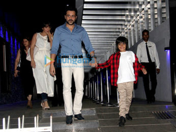 Emraan Hashmi snapped with his son and wife at Hakkasan