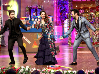 Cast of Golmaal Again snapped on sets of The Drama Company